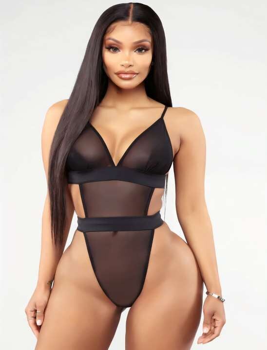 SİYAH BABYDOLL